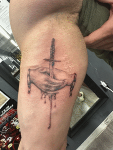 Hands sword